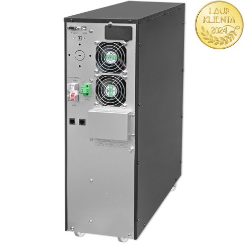 Qoltec Zasilacz awaryjny UPS | 10kVA | 10000W | Power Factor 1.0 | LCD | EPO | USB | On-line