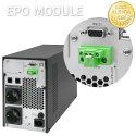 Qoltec Zasilacz awaryjny UPS | 1kVA | 1000W | Power Factor 1.0 | LCD | EPO | USB | On-line