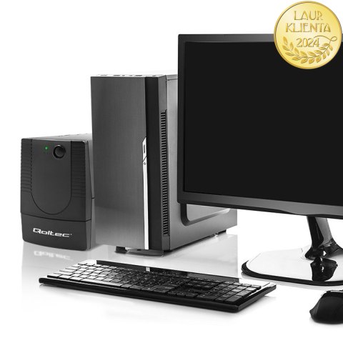 Qoltec Zasilacz awaryjny UPS Line Interactive | Monolith | 1000VA | 600W