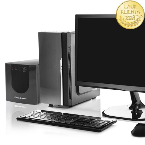 Qoltec Zasilacz awaryjny UPS Line Interactive | Monolith | 1200VA | 720W