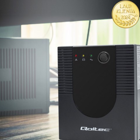 Qoltec Zasilacz awaryjny UPS Line Interactive | Monolith | 1200VA | 720W