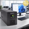 Qoltec Zasilacz awaryjny UPS Line Interactive | Monolith | 2000VA | 1200W | LCD | USB | RJ45