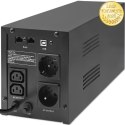 Qoltec Zasilacz awaryjny UPS Line Interactive | Monolith | 2000VA | 1200W | LCD | USB | RJ45