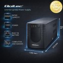 Qoltec Zasilacz awaryjny UPS Line Interactive | Monolith | 2000VA | 1200W | USB | RJ45
