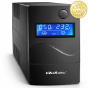 Qoltec Zasilacz awaryjny UPS Line Interactive | Monolith | 650VA | 360W | LCD | USB | RJ45