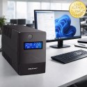 Qoltec Zasilacz awaryjny UPS Line Interactive | Monolith | 650VA | 360W | LCD | USB | RJ45