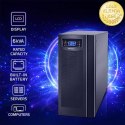 Qoltec Zasilacz awaryjny UPS On-line | Pure Sine Wave | 6kVA | 4.8kW | LCD | USB