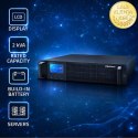 Qoltec Zasilacz awaryjny UPS RACK | 2kVA | 1600W | LCD