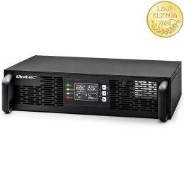 Qoltec Zasilacz awaryjny UPS do RACK | 2KVA | 2000W | Power Factor 1.0 | LCD | EPO | USB | On-line