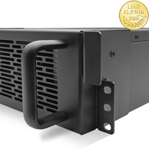 Qoltec Zasilacz awaryjny UPS do RACK | 3kVA | 3000W | Power Factor 1.0 | LCD | EPO | USB | On-line