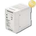 Qoltec Zasilacz na szynę DIN | 90W | 12V | 7.5A | Biały | Slim