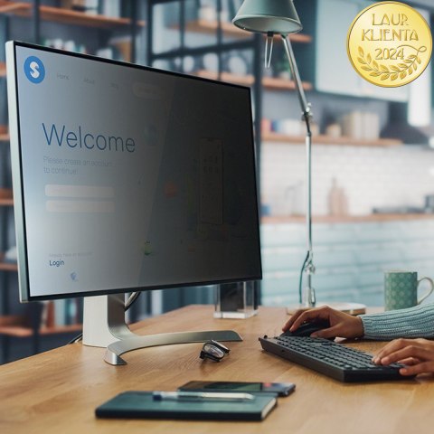 Qoltec Filtr prywatyzujący RODO 19" | 5:4 | Ochrona wzroku | do monitora