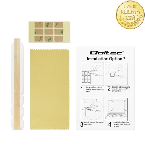 Qoltec Filtr prywatyzujący RODO 19" | 5:4 | Ochrona wzroku | do monitora