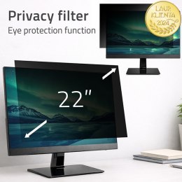 Qoltec Filtr prywatyzujący RODO 22