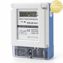 Qoltec Jednofazowy elektroniczny licznik prądu | miernik zużycia energii | 230V | 5(60)A | LCD