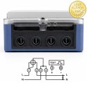 Qoltec Jednofazowy elektroniczny licznik prądu | miernik zużycia energii | 230V | 5(60)A | LCD