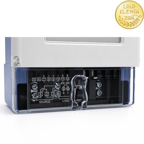 Qoltec Jednofazowy elektroniczny licznik prądu | miernik zużycia energii | 230V | 5(60)A | LCD