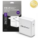 Qoltec Ładowarka Super Fast Power Delivery 96W | USB-C 3.0 | 5-20V | 3-4.8A | Laptop | Mcbook | Smartfon