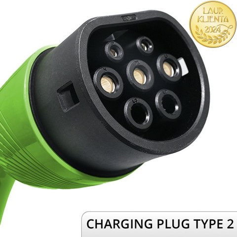 Qoltec Mobilna ładowarka do samochodu elektrycznego EV i hybryd z regulacją 2w1 Typ2 | 7kW | 230V | CEE 32A | Wi-fi | TUYA | SMA