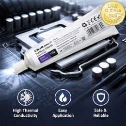Qoltec Pasta termoprzewodząca 1.93 W/m-K | 100g | Szara
