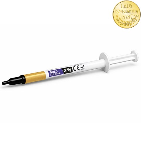 Qoltec Pasta termoprzewodząca 3.05 W/m-K | 0.5g | Złota