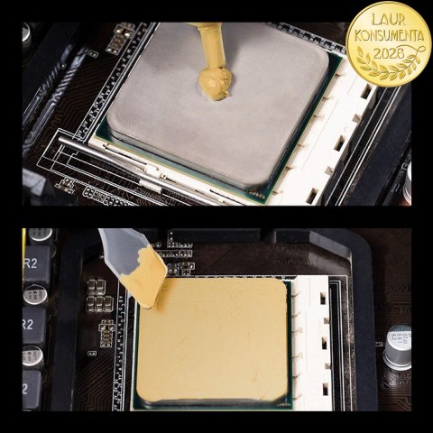 Qoltec Pasta termoprzewodząca 3.05 W/m-K | 5g | Złota