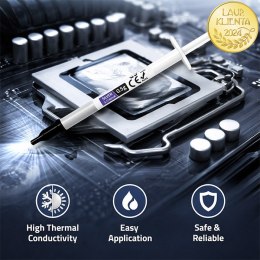 Qoltec Pasta termoprzewodząca 3.17 W/m-K | 0.5g | Srebrna
