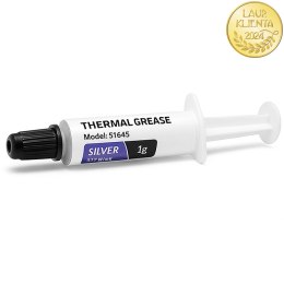 Qoltec Pasta termoprzewodząca 3.17 W/m-K | 1g | Srebrna