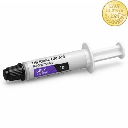 Qoltec Pasta termoprzewodząca 4.63 W/m-K | 1g | Szara