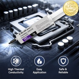 Qoltec Pasta termoprzewodząca 4.63 W/m-K | 5g | Szara