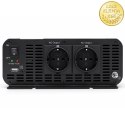 Qoltec Przetwornica napięcia MS Wave | 12V na 230V | 1500/3000W | USB | Kompatybilna z LiFePO4 GEL AGM