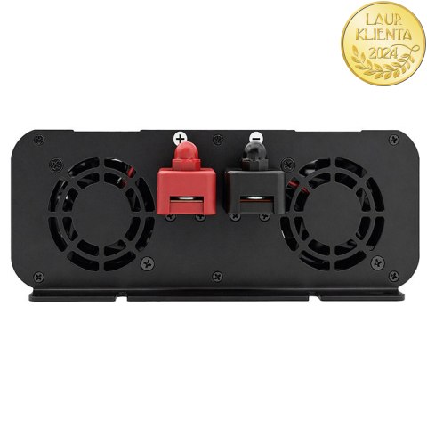 Qoltec Przetwornica napięcia MS Wave | 12V na 230V | 1500/3000W | USB | Kompatybilna z LiFePO4 GEL AGM