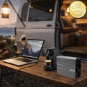 Qoltec Przetwornica napięcia MS Wave | 12V na 230V | 2000/4000W | USB | Kompatybilna z LiFePO4 GEL AGM