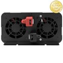 Qoltec Przetwornica napięcia MS Wave | 12V na 230V | 3000/6000W | USB | Kompatybilna z LiFePO4 GEL AGM