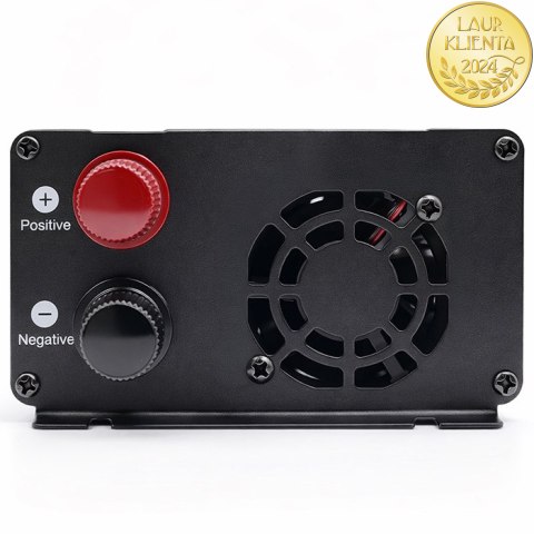 Qoltec Przetwornica napięcia MS Wave | 12V na 230V | 300/600W | USB | Kompatybilna z LiFePO4 GEL AGM