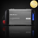 Qoltec Przetwornica napięcia Pure Sine Wave | 12V na 230V | 1000/2000W | LCD | USB | USB-C | Kompatybilna z LiFePO4 GEL AGM