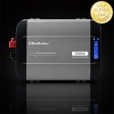 Qoltec Przetwornica napięcia Pure Sine Wave | 12V na 230V | 1500/3000W | LCD | USB | USB-C | Kompatybilna z LiFePO4 GEL AGM