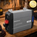 Qoltec Przetwornica napięcia Pure Sine Wave | 12V na 230V | 1500/3000W | LCD | USB | USB-C | Kompatybilna z LiFePO4 GEL AGM