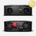 Qoltec Przetwornica napięcia Pure Sine Wave | 12V na 230V | 2500/5000W | LCD | USB | USB-C | Kompatybilna z LiFePO4 GEL AGM