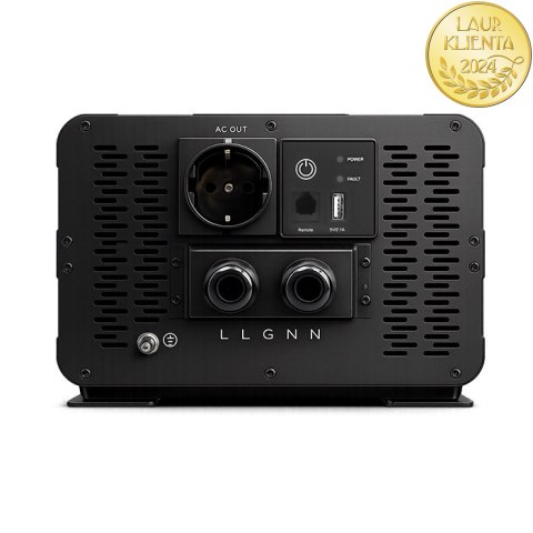 Qoltec Przetwornica napięcia Pure Sine Wave | 24V na 230V | 5000/10000W | USB | Kompatybilna z LiFePO4 GEL AGM