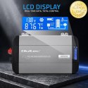 Qoltec Przetwornica napięcia Pure Sine Wave z UPS | 12V na 230V | 2000/4000W | LCD | USB | USB-C | Kompatybilna z LiFePO4 GEL AG