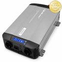 Qoltec Przetwornica napięcia Pure Sine Wave z UPS | 12V na 230V | 2000/4000W | LCD | USB | USB-C | Kompatybilna z LiFePO4 GEL AG