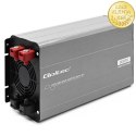 Qoltec Przetwornica napięcia Pure Sine Wave z UPS | 12V na 230V | 4000/8000W | USB | Kompatybilna z LiFePO4 GEL AGM