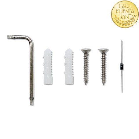 Qoltec Zamek szyfrowy CALISTO z czytnikiem RFID| kod | karta | brelok | dzwonek | IP68 | EM