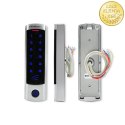 Qoltec Zamek szyfrowy DIONE z czytnikiem RFID| kod | karta | brelok | dzwonek | IP68 | EM | slim