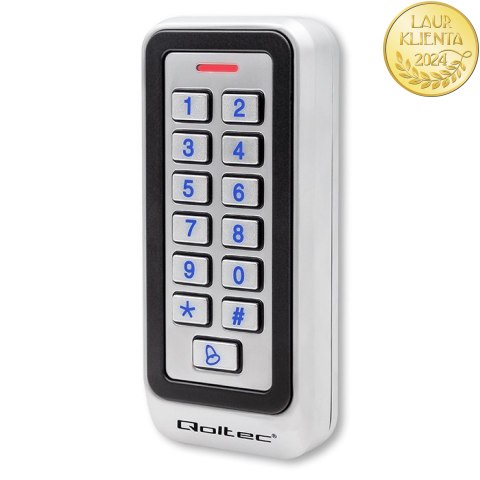 Qoltec Zamek szyfrowy RHEA z czytnikiem RFID| kod | karta | brelok | dzwonek | IP68 | EM