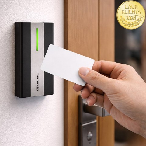 Qoltec Zbliżeniowy czytnik kart i breloków RFID | EM | karta | brelok | ABS
