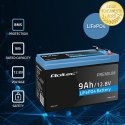 Qoltec Akumulator LiFePO4 Litowo-Żelazowo-Fosforanowy | 12.8V | 9Ah | 115.2Wh | BMS