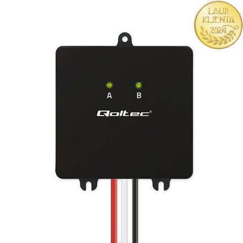 Qoltec Balanser napięcia 24V do akumulatorów 2 x 12V | 5A | LiFePO4 AGM GEL