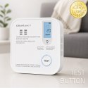 Qoltec Certyfikowany bezprzewodowy Czujnik tlenku węgla (czadu) z baterią | detektor CO | TUYA | Wi-fi | żywotność sensora 10 la